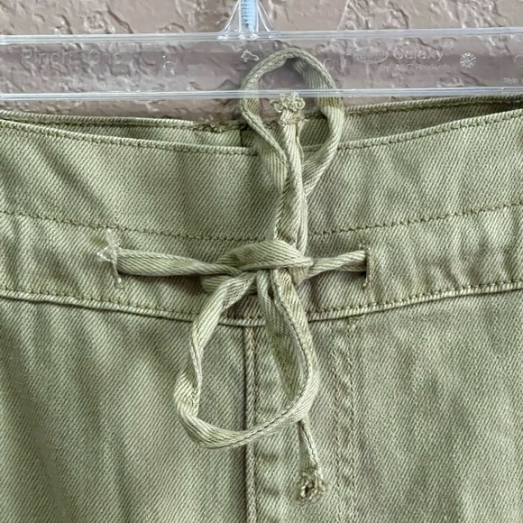 NWT Sweet Pea Green High Waisted Drawstring Pants 4R - Picture 4 of 7
